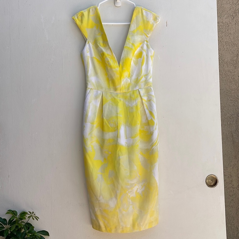 Katharine Kidd | Ivory and Yellow Dress